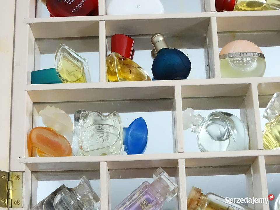 Kolekcja markowych miniaturek perfum w ozdobnej Biłgoraj