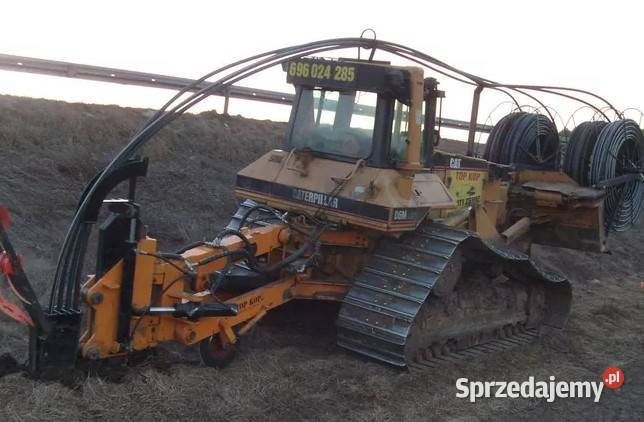 Wynajem Pługoukładacza Goliat Spycharka CAT D6N nie Gołdap sprzedam