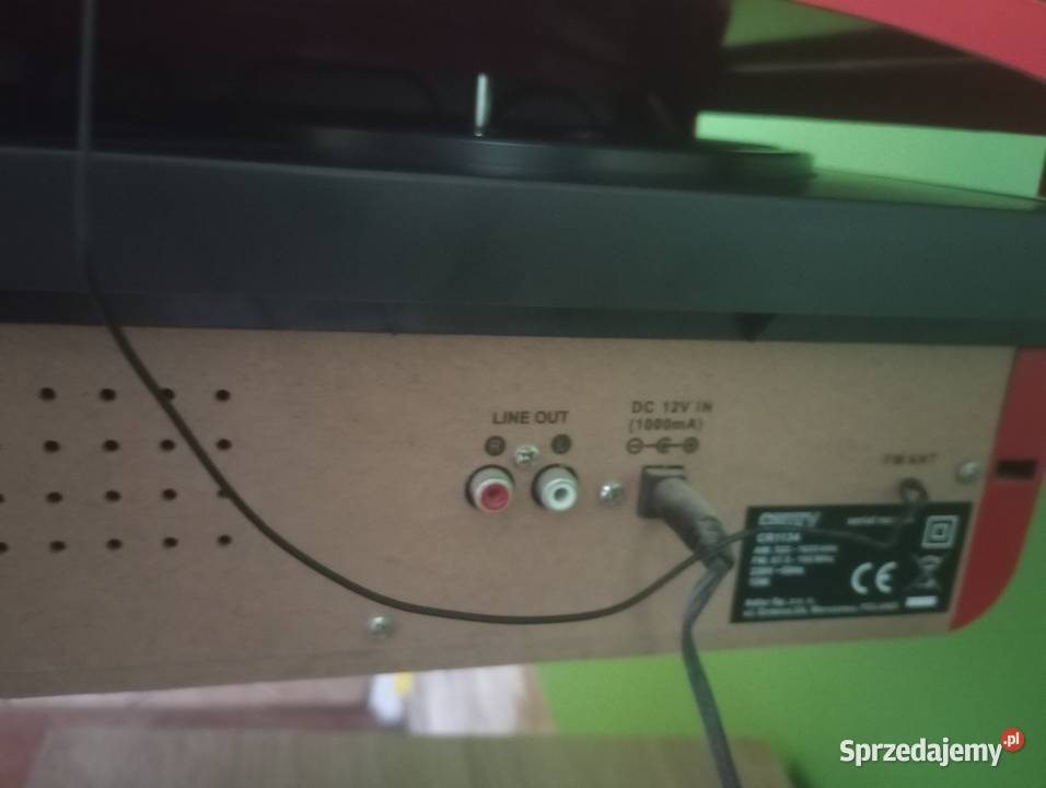 Camry CR 1134 Gramofon z CDMP3USBSD z funkcją