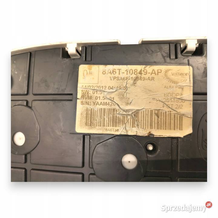 LICZNIK ZEGARY 8A6T10849AP Ford Fiesta MK7 125 lubelskie Chełm sprzedam