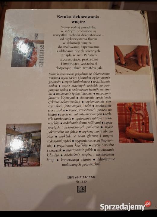 Książka Sztuka dekorowania wnętrz dom i ogród