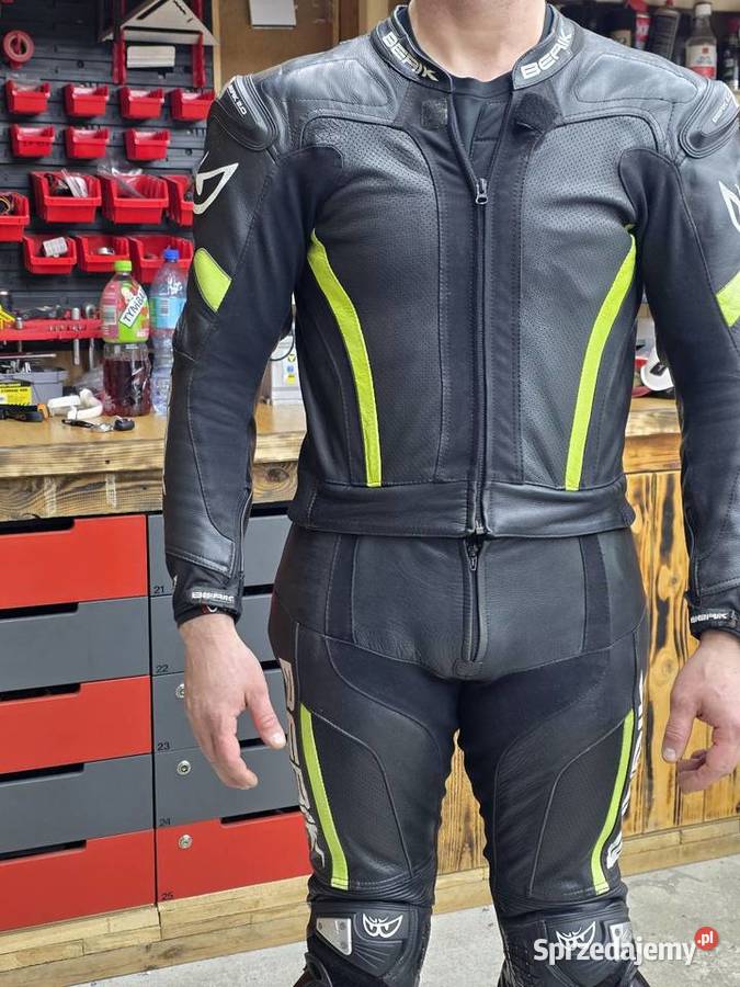 Kombinezon motocyklowy berik rozmiar 52 fluo Trzeboś