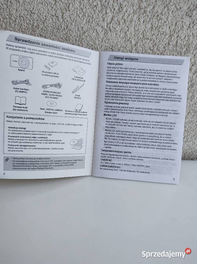 Canon PowerShot SX210 IS Pierwsze kroki Antyki, Sztuka, Kolekcje warmińsko-mazurskie Olecko sprzedam