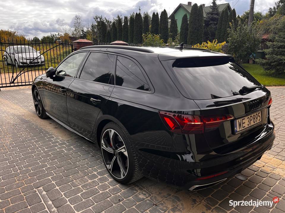 Audi A4 S line black edition 20 benzyna 265 A4 Łomża