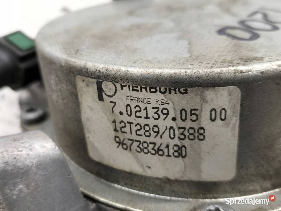 POMPA VACUM 9673836180 20 TDCI Ford Focus Mk3 Rok produkcji 2012
