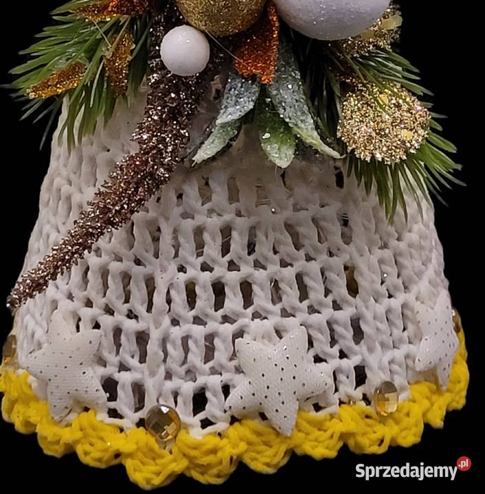 Świąteczny Anioł 26 podświetlany ręcznie Krzywaczka sprzedam