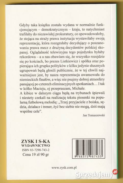 PZPN JAN TOMASZEWSKI 2004 Łódź