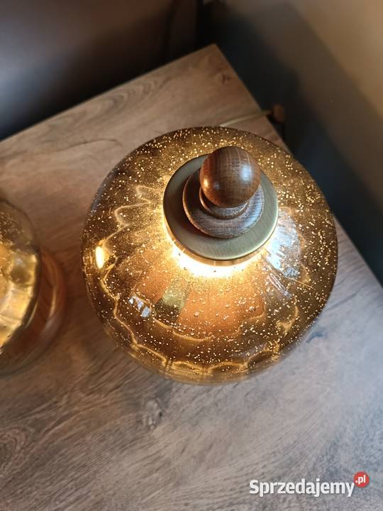 Dwie stare lampki nocne Hillebrand lata 80te Lipno