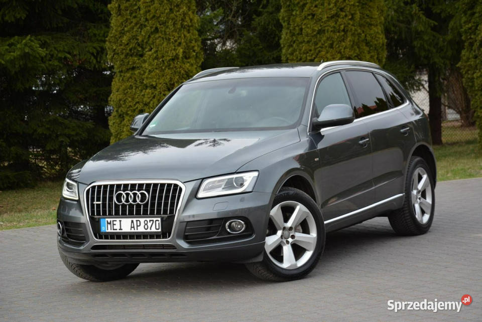 Audi Q5 SLine Quattro Skóry Navi BiXenon Ledy wspomaganie kierownicy Q5 Ostrów Mazowiecka