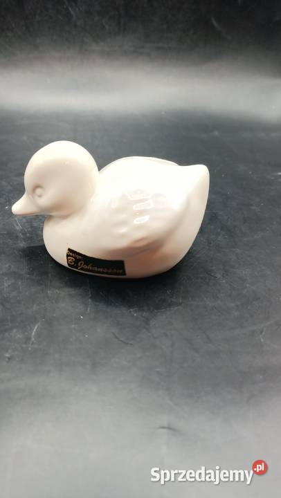 Figurka ceramiczna ptak kaczka Johansson Zamość