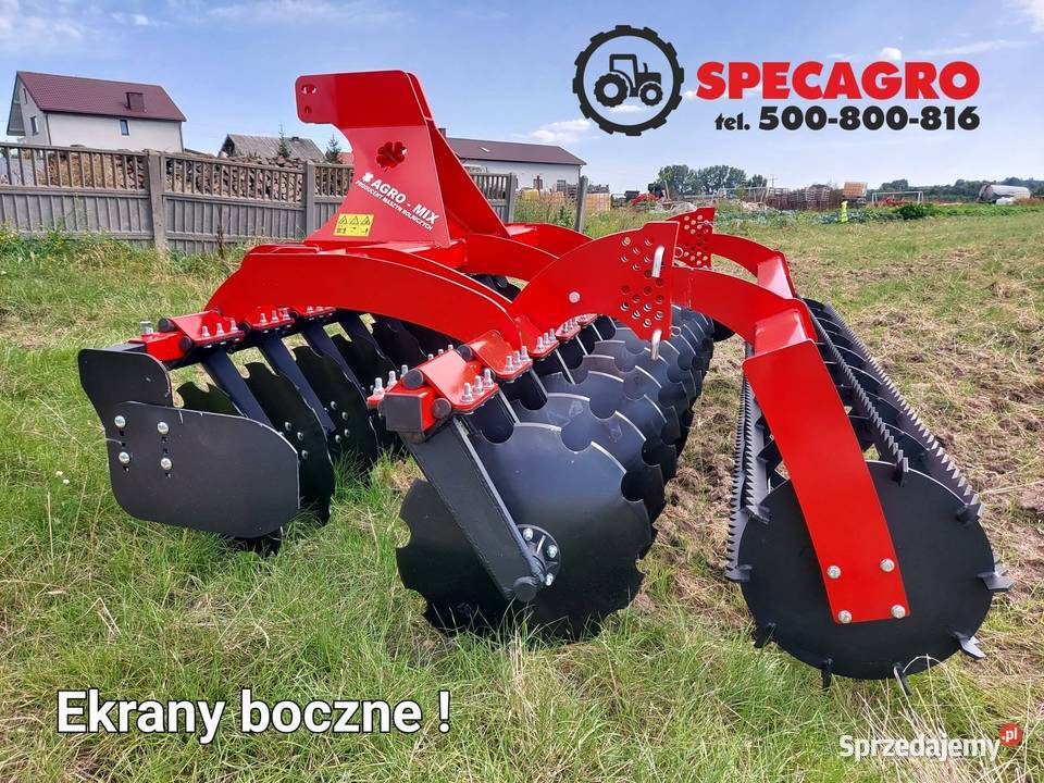Agregat talerzowy brona ścierniskowa Mieszanie Wolanów