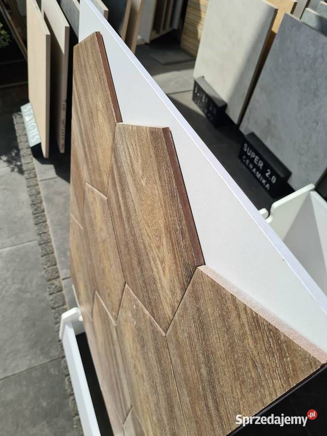 Płytki HEXAGON HEX UNIWERSUM WOOD BEIGE 26X26 G1 łódzkie sprzedam