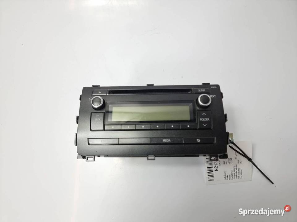 RADIO TOYOTA AURIS II 86120002880 Lipno