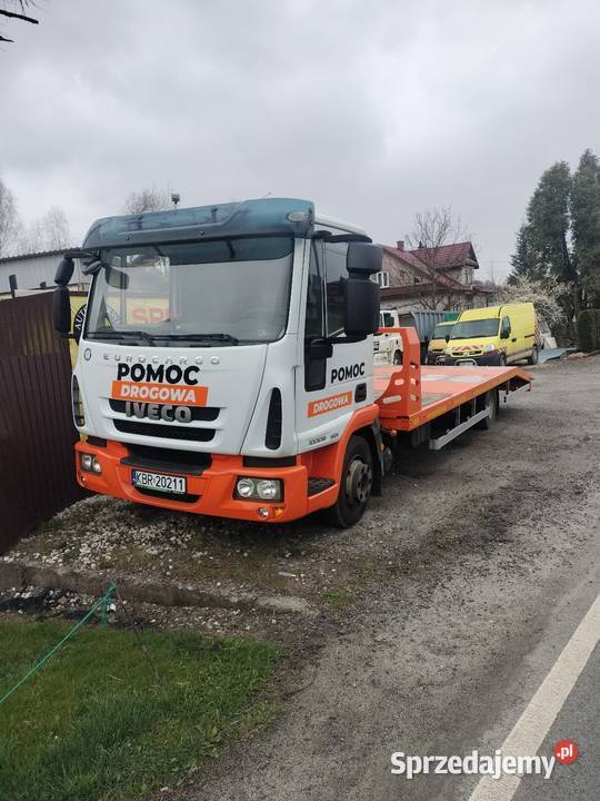 Iveco 100e18 auto laweta pomoc drogowa specjalny Samochody ciężarowe małopolskie Iwkowa