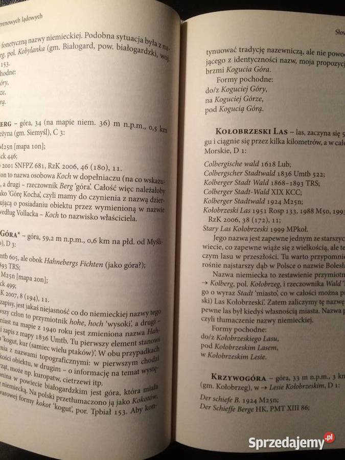 2761 Nazwy Terenowe Lądowe I Wodne Powiatu