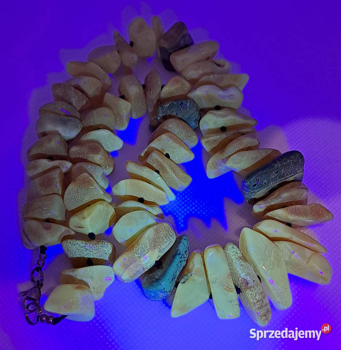 Korale z bursztynu bursztyn bałtycki supełkowany Warszawa sprzedam