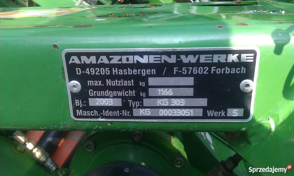 Agregat uprawowo siewny Amazone 303AD303 SUPER Spytkowice