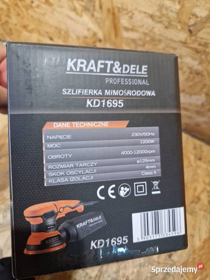 Szlifierka Mimośrodowa KRAFTDELE KD1695 1200W Głogowa