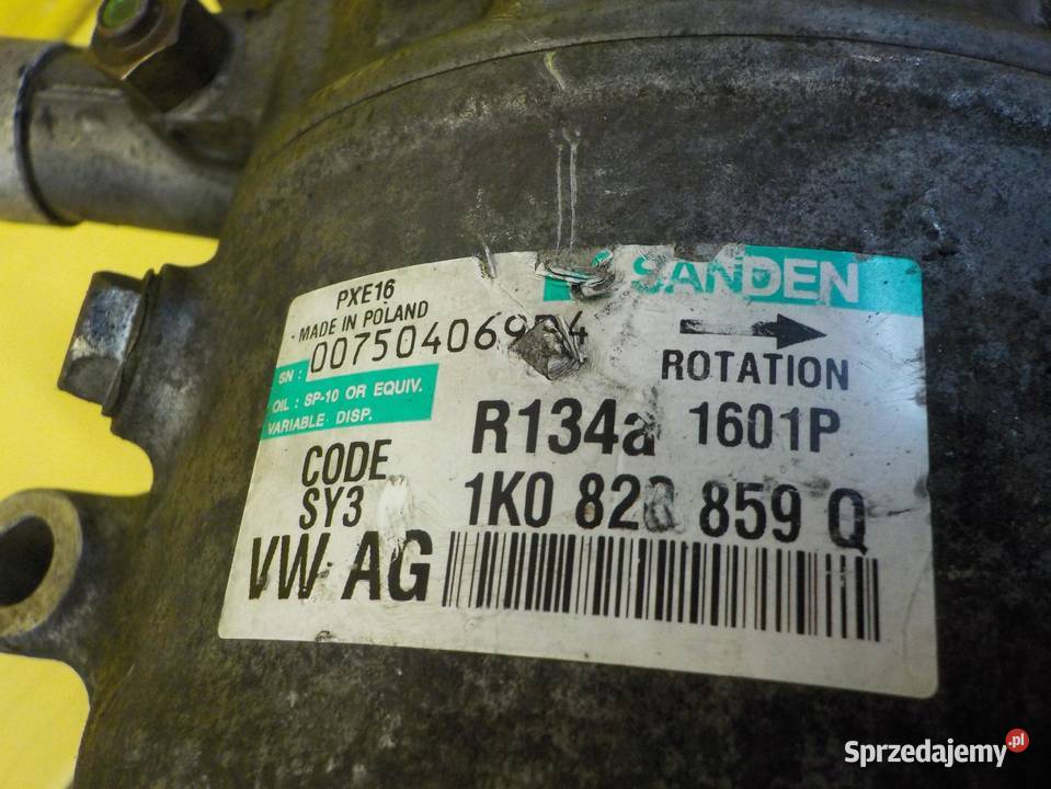 SUPERB II PASSAT A3 20 TDI 10r 170 CBB sprezarka Kompresory klimatyzacji Suków