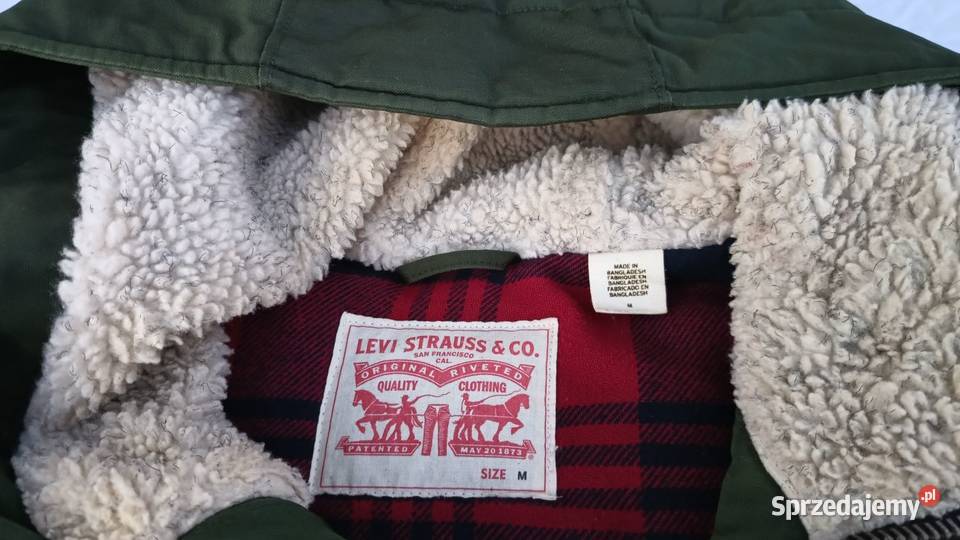 Kurtka zimowa parka Levis THERMORE M khaki męska Kurtki i płaszcze Dęblin