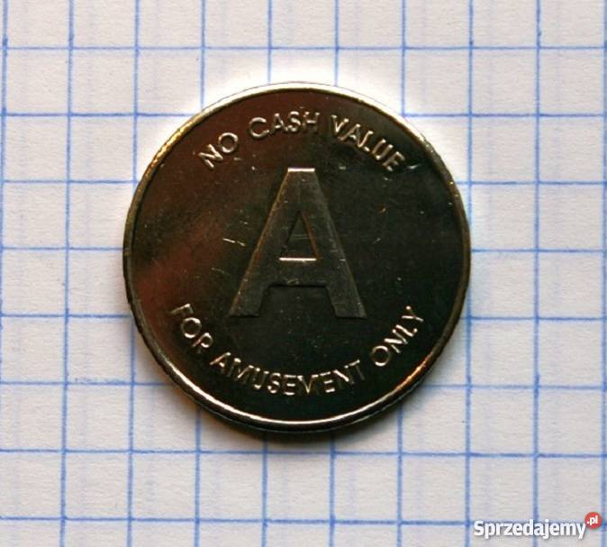 ŻETON DO AUTOMATU JEDNORĘKIEGO BANDYTY USA Numizmatyka Piszczac