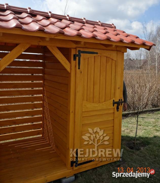 Drewutnia prosta z dachem dwuspadowym pod Piła Pierwsza sprzedam