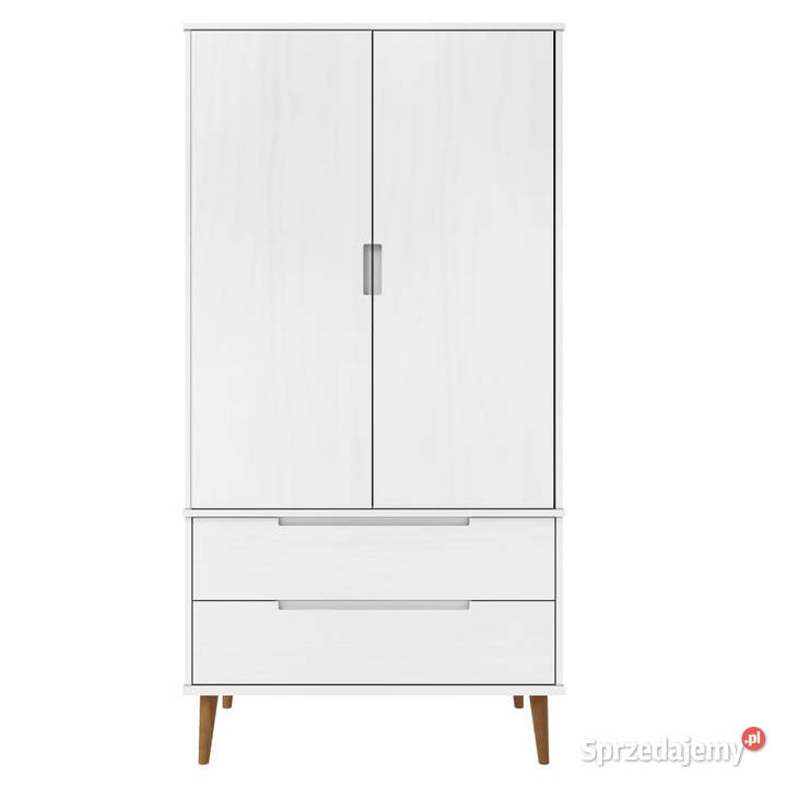 Szafa MOLDE biała 90x55x175 lita sosna WM350523 mazowieckie Warszawa sprzedam