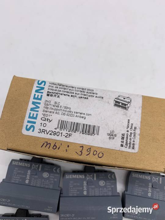 Siemens 3RV29012F styk pomocniczy x8 mazowieckie Warszawa