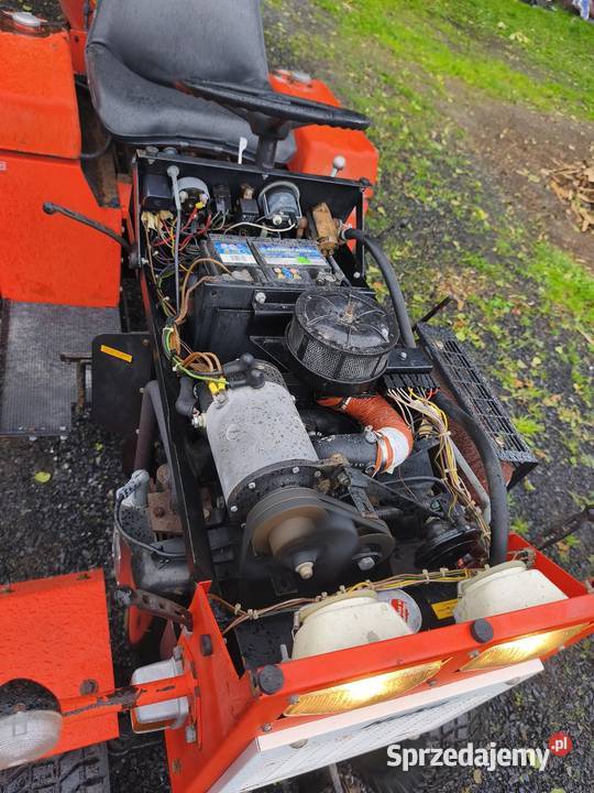 Mini traktor pług do śniegu solarka przyczepa Zielona Góra