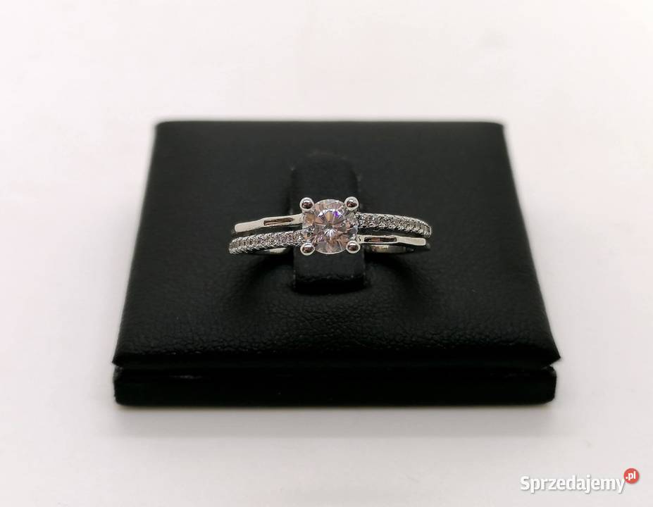 Nowy srebrny pierścionek próby 925 242g Rozmiar srebro Pierścionki