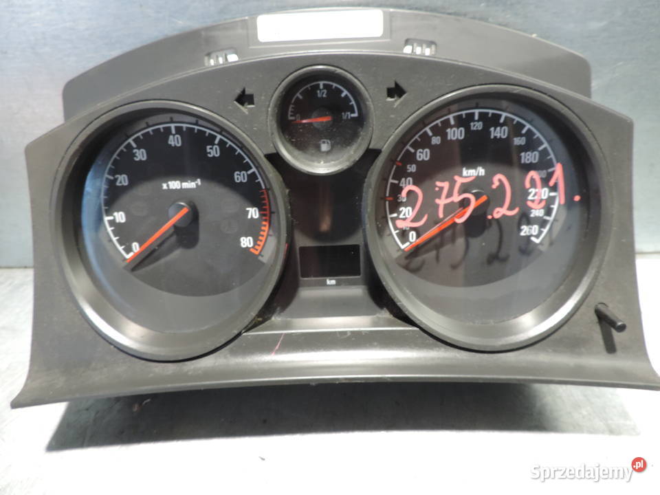 LICZNIK ZEGAR 13186327HJ OPEL ASTRA III H 16 B Liczniki i zegary Nowy Sącz