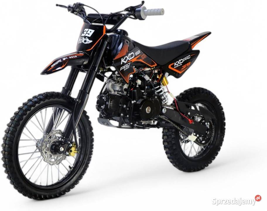 cross 125 cc KXD 607 hawk 14 17 e start 4 BIEGI manualna Łęczyca
