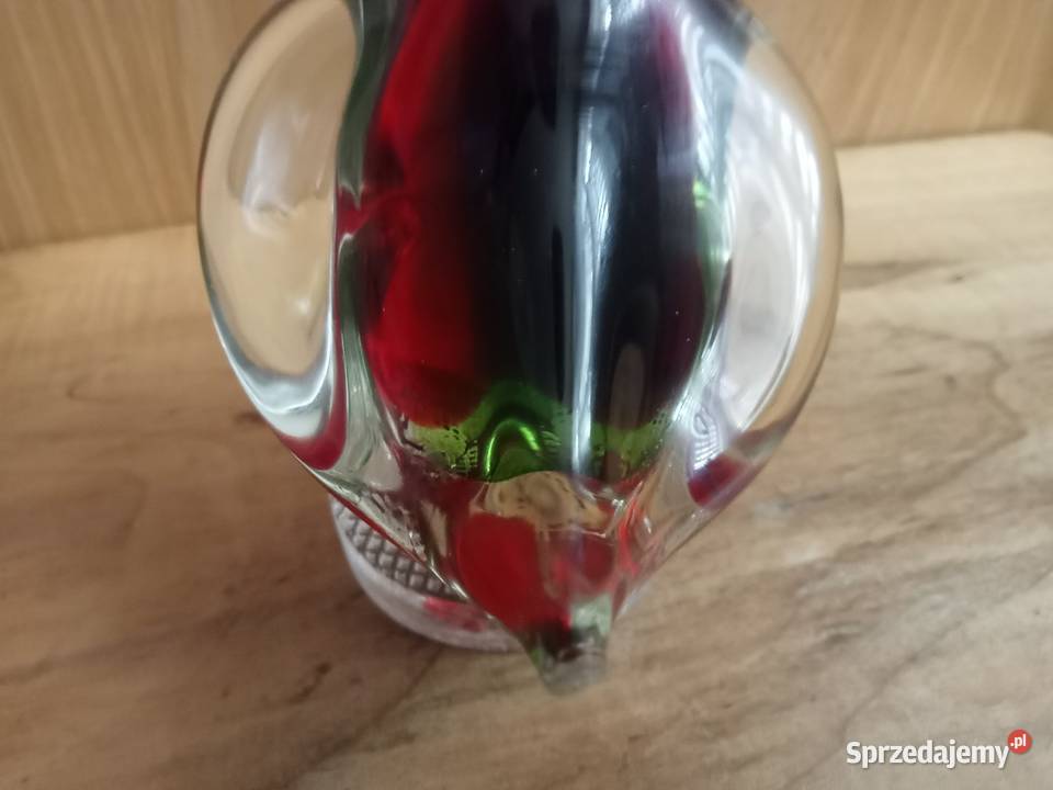 figurka szklana kaczka murano