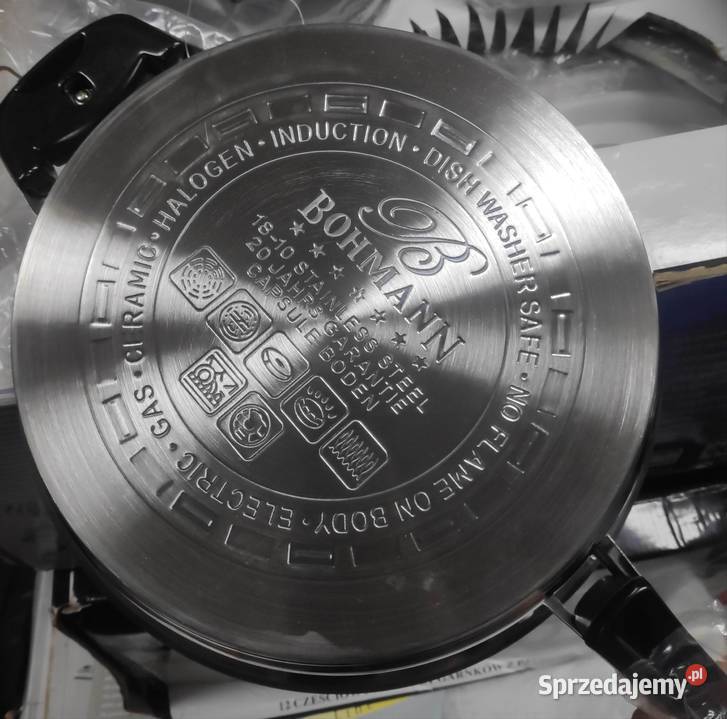 Garnki Komplet garnków 22 el Bohmann II gatunek łódzkie Łódź