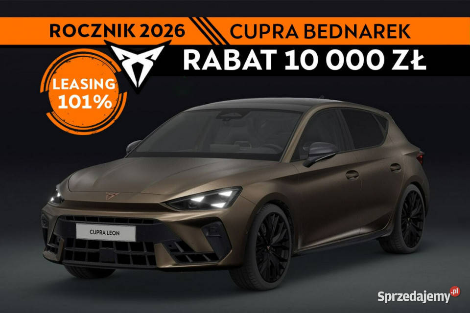 Cupra Leon VZ 20 TSI 300 DSG nieuszkodzony Leon Łódź