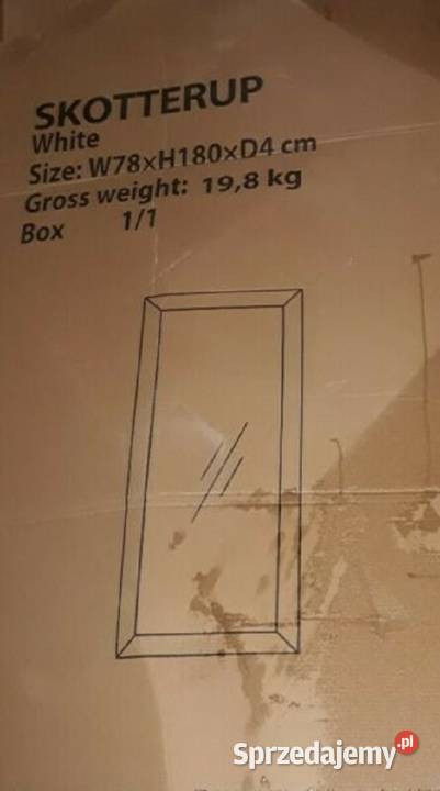 Lustrorama SKOTTERUP 78x180 białe Lustra