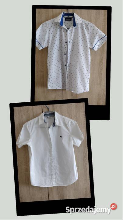 Koszule wizytowe zestaw 146 Rozmiar 146 śląskie