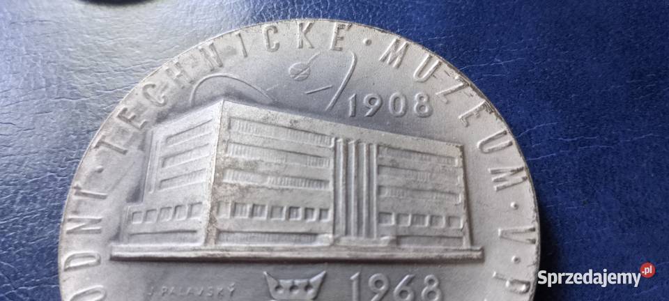 Stare monety Medal 60 lecie Muzeum w Pradze 1968 Lesko sprzedam