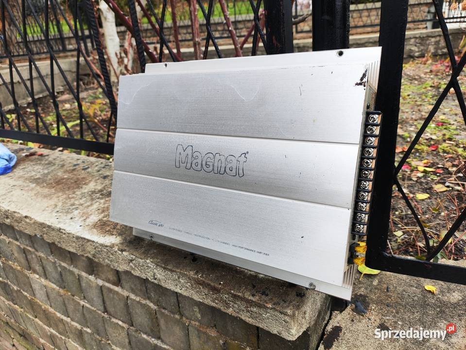 Wzmacniacz samochodowy 4 kanałowy Magnat Classic Niegowonice sprzedam