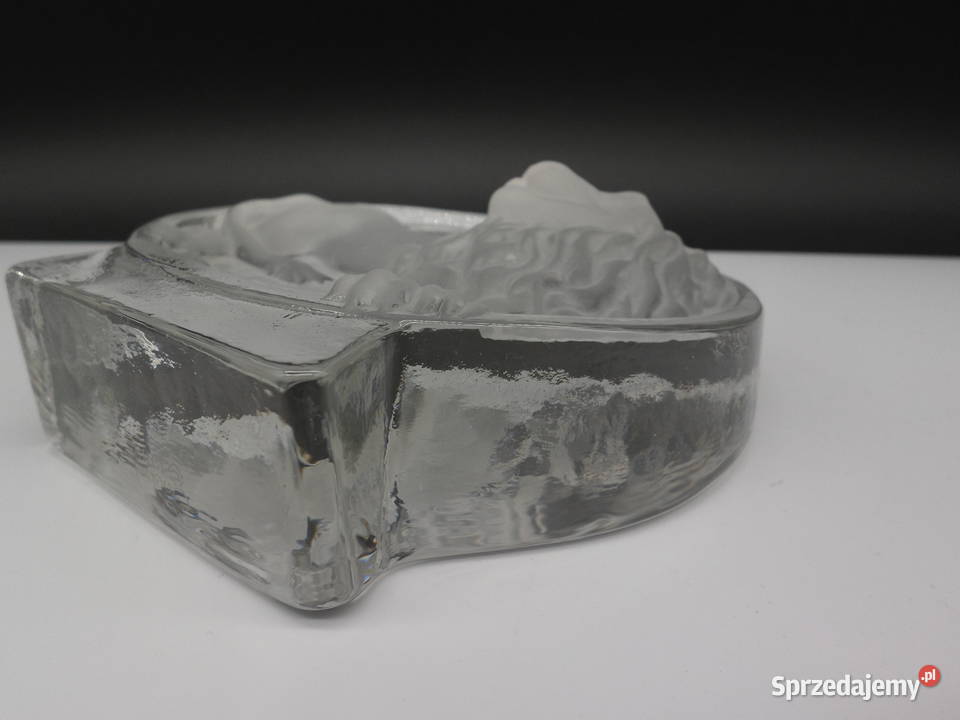 Kryształowy Przycisk do Papieru LEW GOEBEL Szkło Porcelana i szkło Raszków