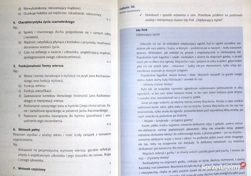 Język polski Matura 2007 Cz 2 M B Kupisz lubelskie Chełm