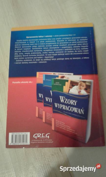 Opracowania lektur i wierszy Szkoła podstawowa Dręszew