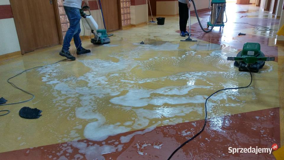 Doczyszczanie linoleum Tarkettu Gerflor PCV Sopot