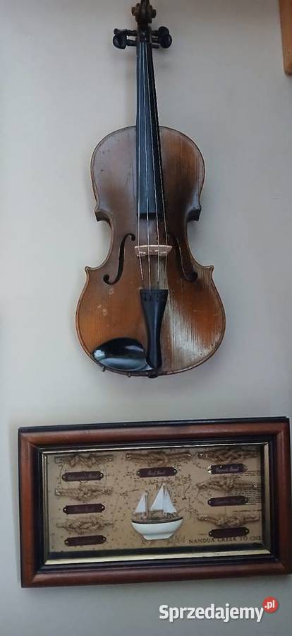 Zabytkowa skrzypce z futeralem