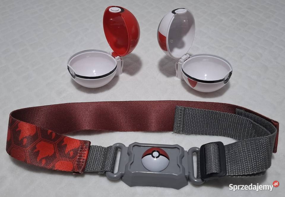 Pasek Pokemon dwa Pokeballe 7 Zabawka Czeladź