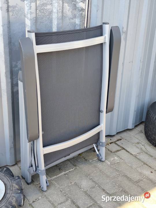 Aluminiowy Fotel Ogrodowy Wielopozycyjny z łódzkie
