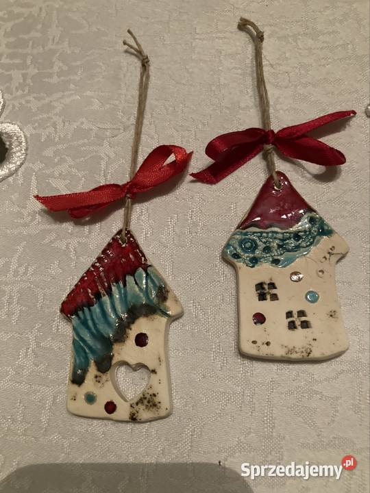 Domki Zawieszki Ceramiczne Wykonane Ręcznie 2 śląskie Czerwionka-Leszczyny