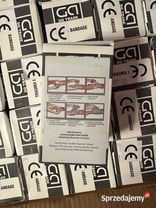 Bandaż izraelski Trauma Bandage 10x15 m CE hurt Katowice sprzedam