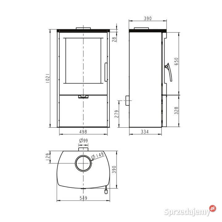 Thorma Falun II czarny Nowoczesny i wydajny Nowa Sól sprzedam