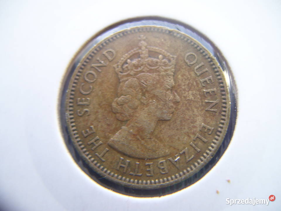 Stare monety 10 cent 1956 Hong Kong Lesko